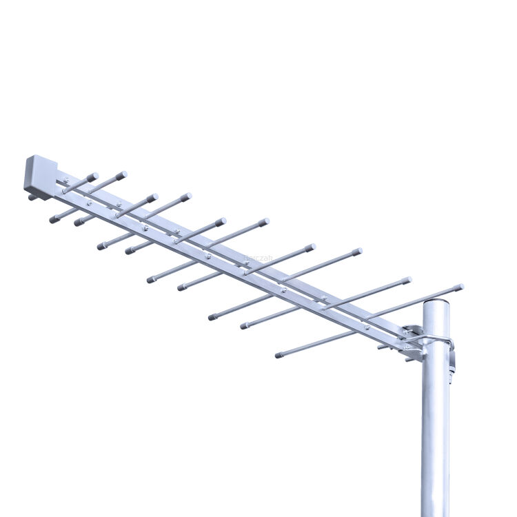 Antena TV logarytmiczna Digilog + wzmacniacz + zasilacz