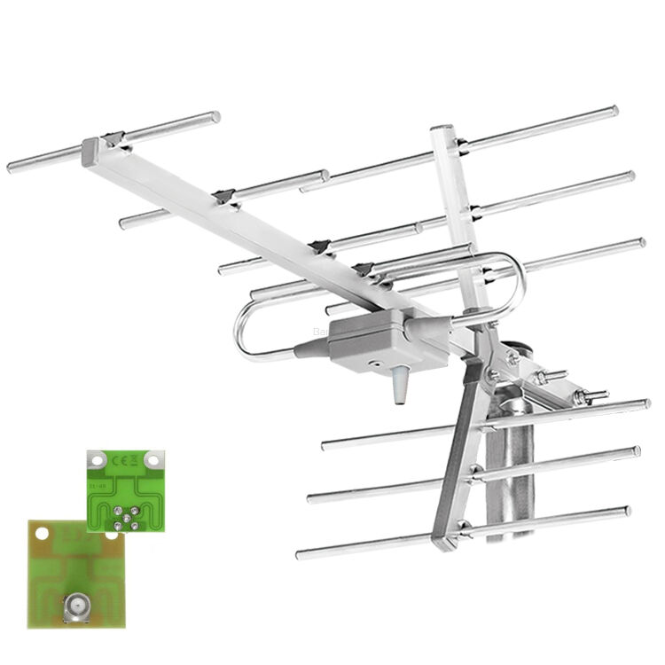 Antena Yagi 11 elementów z symetryzatorem na F