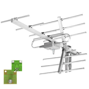 Antena Yagi 11 elementów z symetryzatorem na F