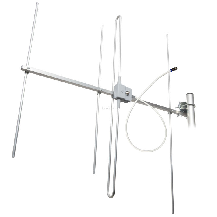Antena Yagi VHF 4 elementy +wbudowana zwrotnica