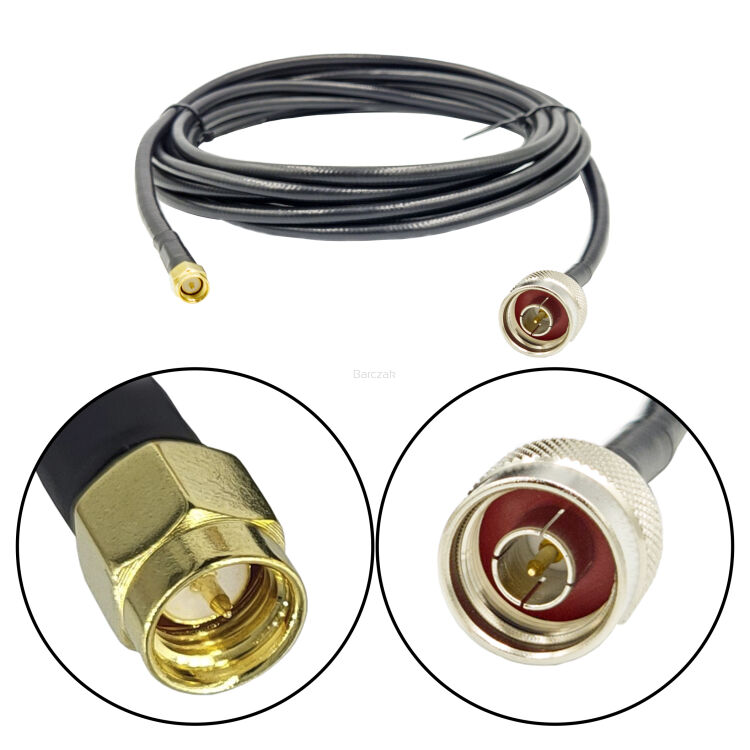 Konektor antenowy wtyk N - wtyk SMA 27,5m